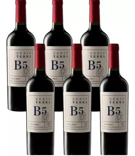 Vino Tinto Serie Terra Malbec  X 750 Ml Viniterra Pack X6