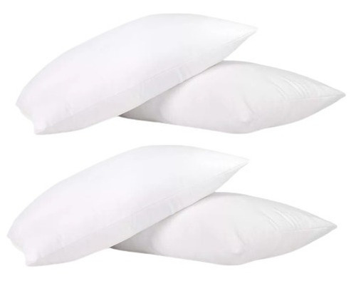 Almohadas Siliconadas Antialérgicas Fina Grande Pack X 4 U