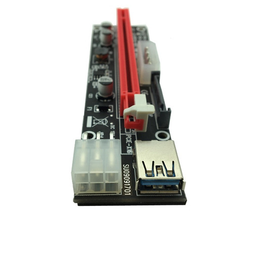 Cabo Riser Extensor Pci Express Mineração Bitcoin Usb 3.0