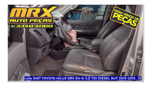 Sucata Toyota Hilux Srv D4-d 4x4 3.0 Diesel Aut 2013 Pecas