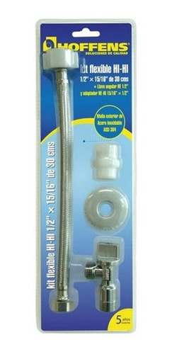Kit Llave Angular + Flexible 30cms Hi-hi 1/2*15/16 Hoffens