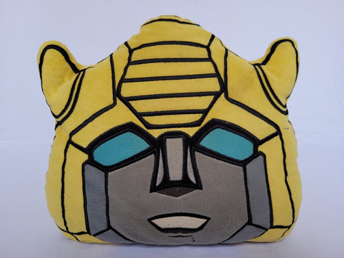Almofada Macia Transformers Bumblebee - 36 X 33 Cm 