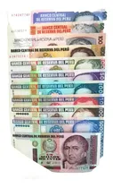 Comprar 11 Billetes Intis Originales De 1985 - 1990 - Unc (nuevos)