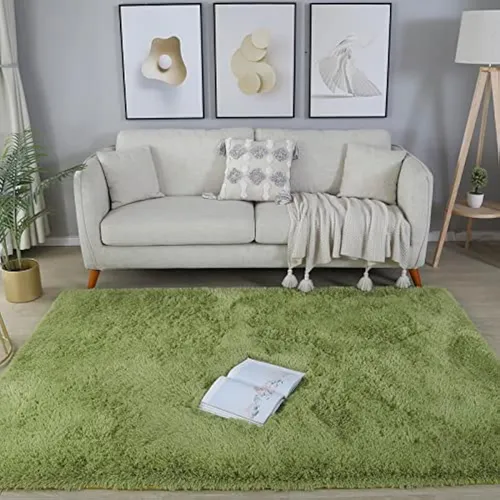 Gerbit Alfombra De Área Shag De 5 X 7 Pies, Suave,