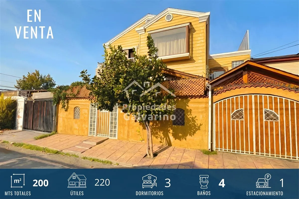 Imagen 1 de 30 de Casa En Venta En Quilicura 3 Suites Amoblada Quincho