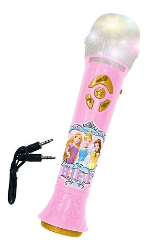Micrófono Infantil De Mano - Con Luz - Princesas 
