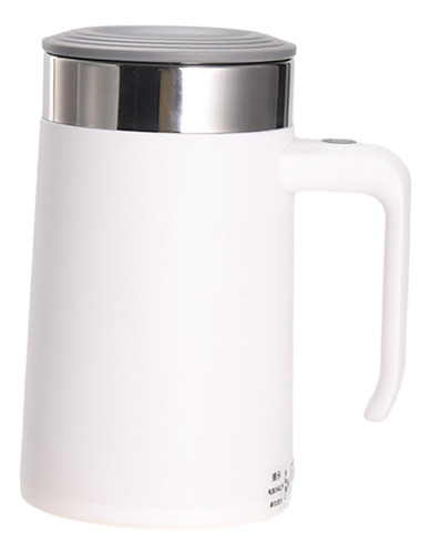 Vaso Automezclador De Acero Inoxidable, Taza Blanco