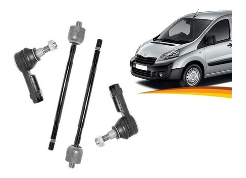 Brazo Axial Peugeot Expert 2008 2017  + Terminales Kit X 4