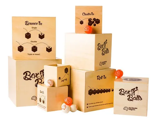 Box N Balls Juego De Creatividad, Coordinacion Fatbrain Toys
