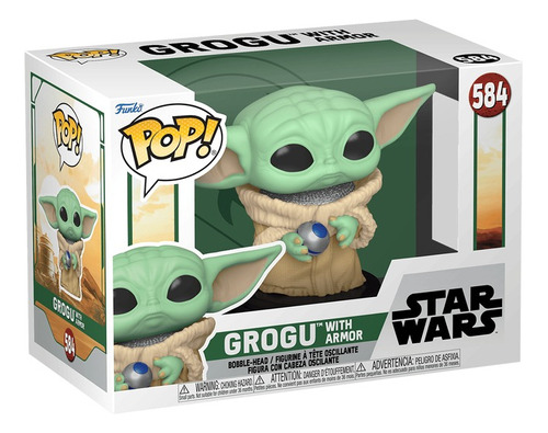 Funko Pop Grogu With Armor #584 Pop! Star Wars