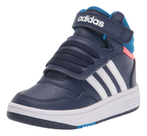 Adida Tenis Baloncesto Para Niño Hoops 3.0 Mid Azul Oscuro