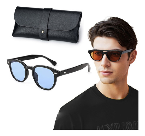 Gafas De Sol De Johnny Depp Con Protección Uv400 Vintage