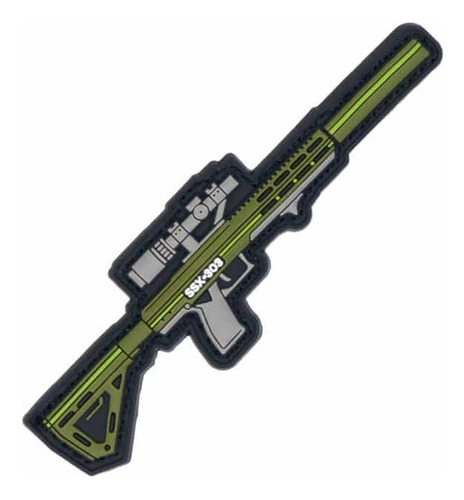 Parche En Goma Rifle Ssx303 Novritsch Distintivo