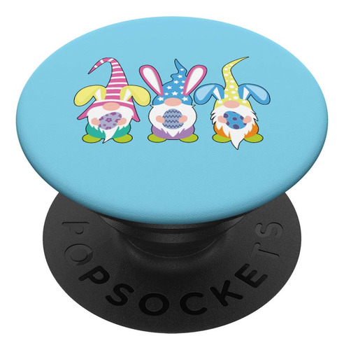 Gnomo Pascua Cesta Stuffer Azul Claro Popsockets Popgrip: