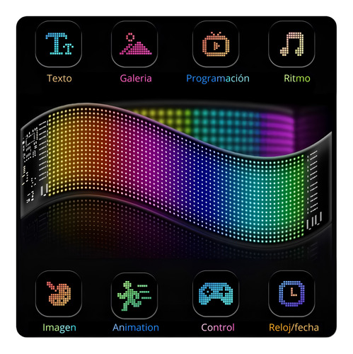 Letrero Led Auto Bluetooth App Publicidad Matriz Funcional (Usado)