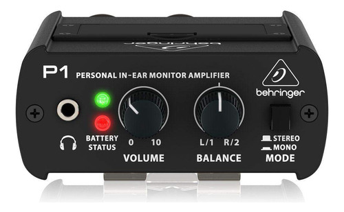 Amplificador De Monitor Intraural Personal Behringer Powerpl