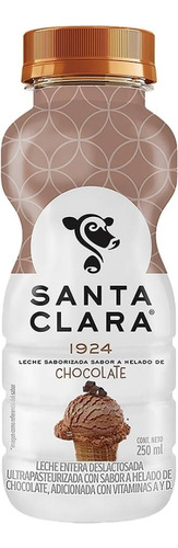 Leche Santa Clara Chocolate 250ml Helado De Chocolate 