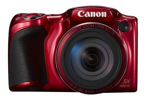  Canon PowerShot SX SX420 IS compacta avanzada color  rojo