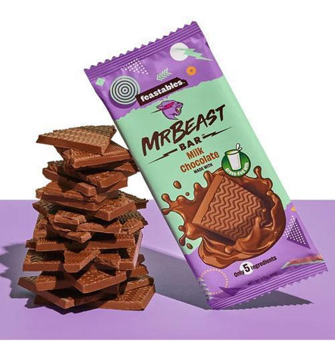 Chocolate Mrbeast Feastables Milk 60g