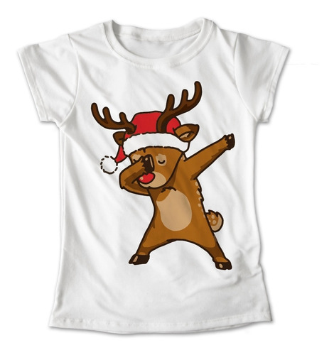 Blusa Navidad Reno Dabbing Reindeer Santa Playera #383