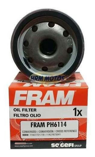 Filtro Oleo Fram Ph6114 Moto Bmw F800gs F800r S1000rr K1300r