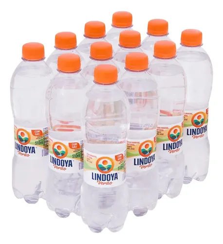 comprar 12 Agua Mineral Com Gas Legítima Lindoya Verão Garrafa 500ml