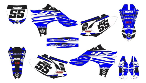 Adesivo Moto Cross Trilha Yamaha Yz 450f 2010 A 2013 Lm276