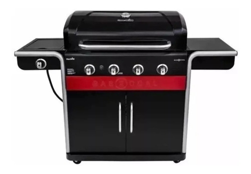 Asador Híbrido Gas/carbon Char-broil 4 Quemadores Nuevo