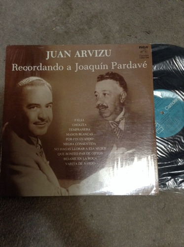 Lp Juan Arvizu Recuerda A Pardave