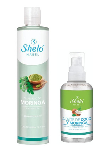 Shampoo De Moringa Y Aceite De Coco Y Moringa  Shelo