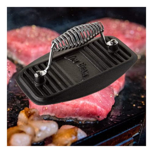 Prensa De Carne Jim Beam De Acero Inoxidable Y Hierro Fundid