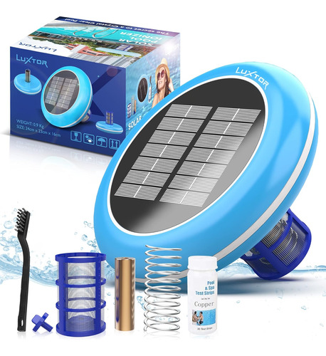 Ionizador, Limpiador Y Purificador Solar De Piscina  Agua Tr