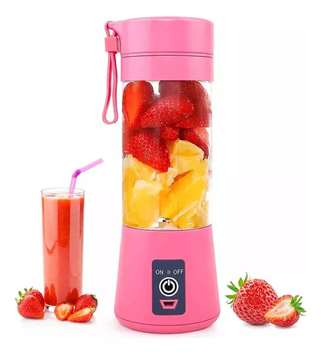 Batidora Portátil De Taza De Jugo, Exprimidor De Verduras Y Frutas, Libre De  Bpa, Batidora Personal Recargable Por Usb, Adecuada Para Batidos Y Batidos  De Leche, Mini Batidora Con Seis Cuchillas, Adecuada