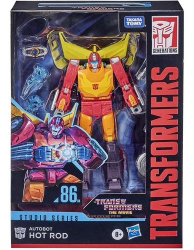 Transformers Toys Studio Series 86 Voyager Class Hot Rod