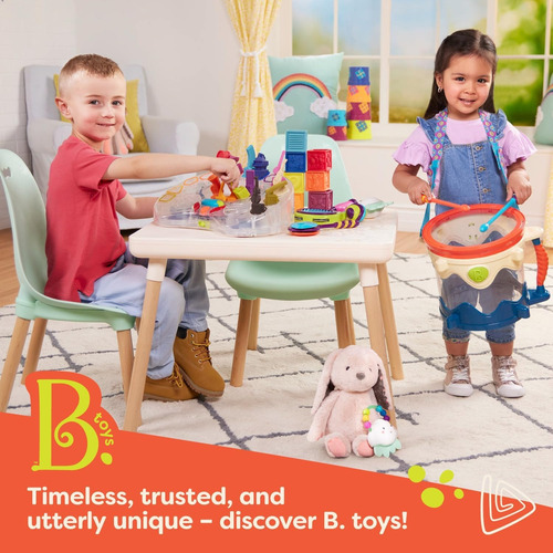 B Toys - Set Juego De Fregadero Realista Con Agua, 18 Piezas