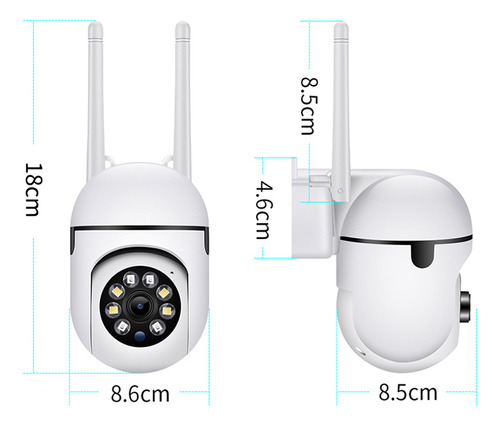Cámara Usb, Lámpara, Cámara De Seguridad, Monitoreo Wifi