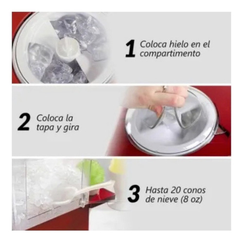Maquina Para Raspados Helados Retro Nostalgia Frecuencia 60