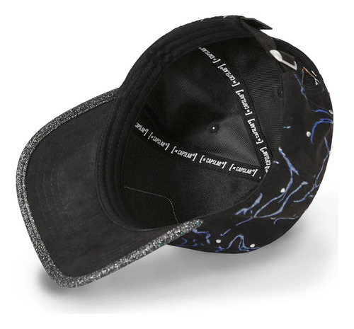 Gorra Capslab Nasa Original Negro Unico Líneas