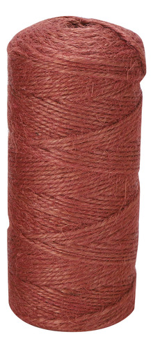 Cuerda De Yute Trenzada, 3 Unidades, Color Blanco, Marrón, C