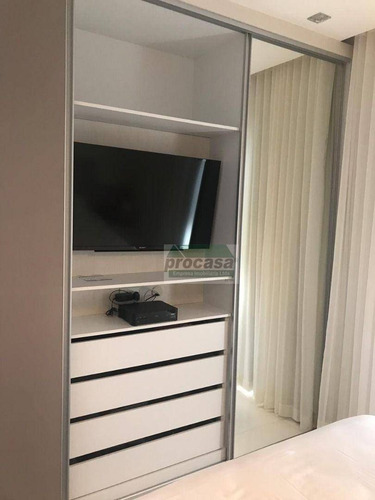Imagem 13 de 26 de Apartamento Mobiliado Com 3 Dormitórios À Venda, 88 M² Por R$ 580.000 - Ponta Negra - Manaus/am - Ap3268