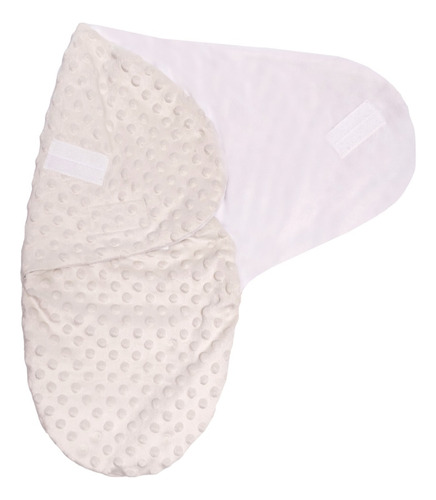 Manta Para Bebe Envolvente Ultra Suave Velcro Ivory