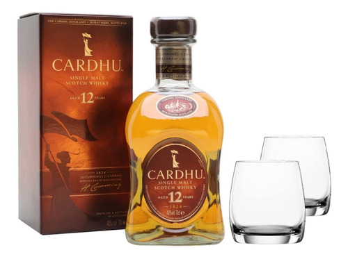 Whisky Cardhu 12 Años Single Malt + Vasos Spiegelau Tumbler