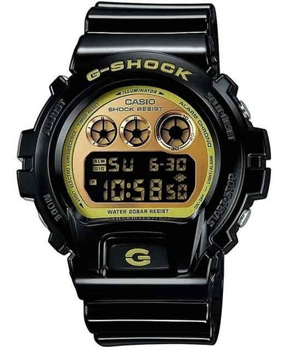 Relógio Casio G-shock Dw-6900cb-1ds *black Gold Original Nf
