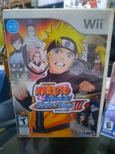 Naruto Shippuden Clash Of Ninja Revolution 3 Wii Videojuego 