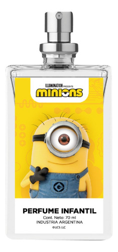 Perfume Infantil Minions Con Visor 50 Ml