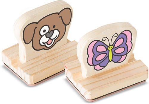 Juego De Sellos De Madera My First De Melissa Amp Doug Favor