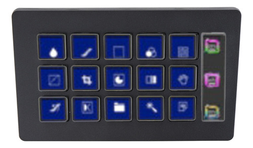Teclado Visual Macro De 15 Teclas Para Stream Deck One