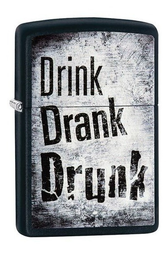 Zippo 29618 Drink Drank Drunk Borracho Original 28174 Lelab