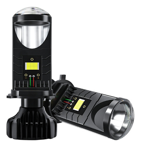 Lente De Proyector H4 Bi-led De 20000 Lm, 80 W, For Automóv