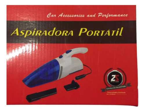 Aspiradora 12 V P/ Encendedor Auto C/ Bolsa Limpiable 75w